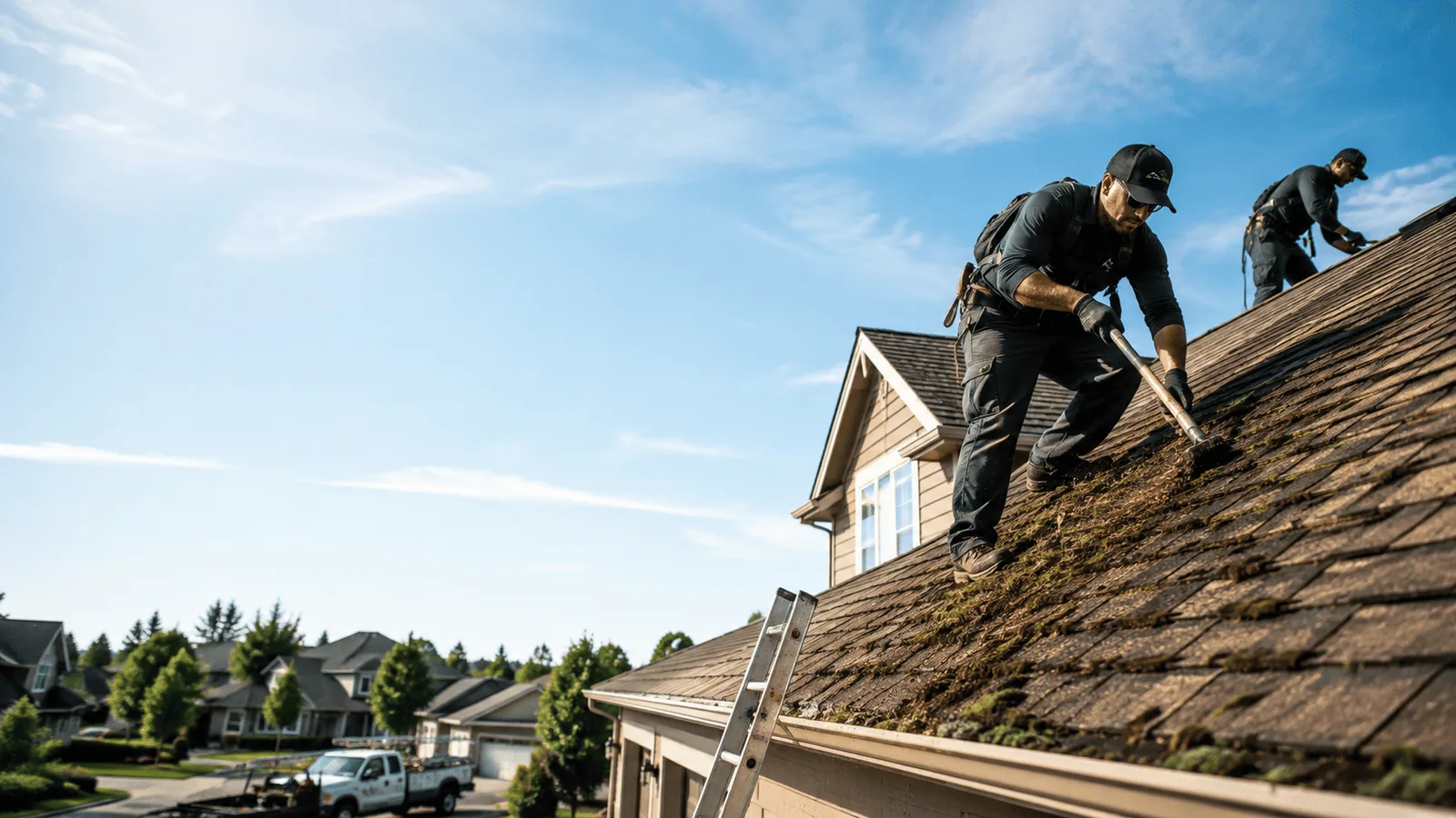 Roof Moss Removal in Good Hope, IL near me